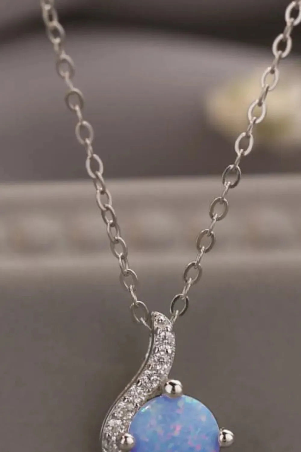 Sweet Beginnings Opal Pendant Necklace Opal - Tophatter Daily Deals